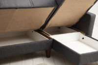 Canapea de colț Atelier Del Sofa Polya Dark Grey imaginea #6 — magazin online Desire.md
