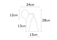 Candelabru de perete Opviq Foca N-129 imaginea #3 — magazin online Desire.md