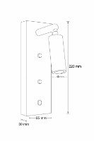 Candelabru de perete Opviq Klein Oak imaginea #9 — magazin online Desire.md