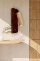 Candelabru de perete Opviq Klein Walnut