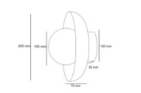 Candelabru de perete Opviq Hand-S Walnut imaginea #7 — magazin online Desire.md