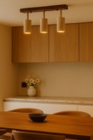 Lustră Opviq Liebe Walnut