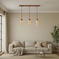 Lustră Opviq Babil-R Walnut imaginea #3 — magazin online Desire.md