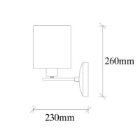 Candelabru de perete Opviq Profil 4685 imaginea #3 — magazin online Desire.md