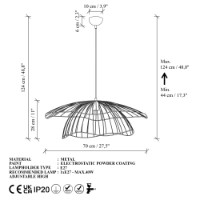 Lustră Opviq Mantar 6500-Xl imaginea #7 — magazin online Desire.md