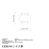 Candelabru de perete Opviq Noctra 15351 imaginea #8 — magazin online Desire.md