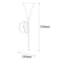 Candelabru de perete Opviq Sarmal 3051 imaginea #3 — magazin online Desire.md