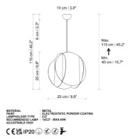 Lustră Opviq Corner 13778 Black imaginea #9 — magazin online Desire.md