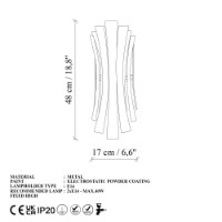 Candelabru de perete Opviq Linea 15441 imaginea #8 — magazin online Desire.md