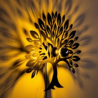 Candelabru de perete Opviq Heart Tree V2 imaginea #5 — magazin online Desire.md