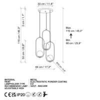 Lustră Opviq Mudoni MR-935-1 imaginea #7 — magazin online Desire.md