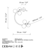 Candelabru de perete Opviq Luminar 14130 imaginea #7 — magazin online Desire.md
