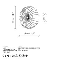 Candelabru de perete Opviq Karsortel N-645-1 imaginea #8 — magazin online Desire.md