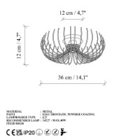 Lustră Opviq Karsortel N-641-1 imaginea #8 — magazin online Desire.md