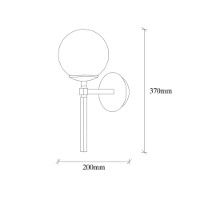 Candelabru de perete Opviq Gondol 3041 imaginea #3 — magazin online Desire.md