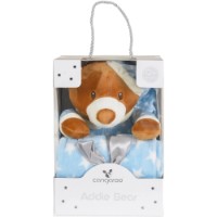 Jucărie-pătură Cangaroo Addie Bear Blue 90x75cm (MT.235120) imaginea #2 — magazin online Desire.md
