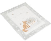 Pătură pentru bebeluși Cangaroo Little Friends Grey 110x80cm (MT.235130)