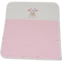 Pătură pentru bebeluși Cangaroo Mums Giraffe Pink 100x90cm (MT.235132) imaginea #2 — magazin online Desire.md
