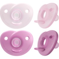 Suzeta Philips Avent Soothie Girl 0–6m 2pcs Pink (SCF099/27)