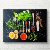 Pictură ArtShop Ingredients For a Dish 60x40cm (PET85-L-PL)