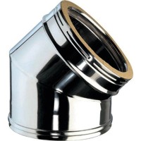 Отвод Metroterm 45 d150-200 inox 304 (22 085)