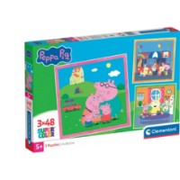Puzzle Clementoni 3x48 Peppa Pig 2026 (25001) 