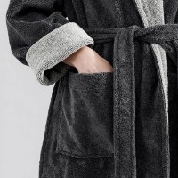 Halat de baie Looks by Wolfgang Joop Made in Green Grey M imaginea #7 — magazin online Desire.md