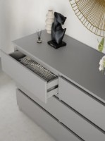 Комод MebelStar Neo 6S 120x43x75.5cm Grey (MBS-1086) фото №5 — интернет-магазин Desire.md