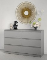Комод MebelStar Neo 6S 120x43x75.5cm Grey (MBS-1086)