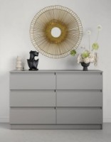 Комод MebelStar Neo 6S 120x43x75.5cm Grey (MBS-1086) фото №2 — интернет-магазин Desire.md