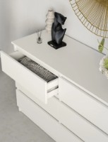 Комод MebelStar Neo 6S 120x43x75.5cm White (MBS-1081) фото №5 — интернет-магазин Desire.md