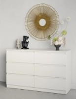 Комод MebelStar Neo 6S 120x43x75.5cm White (MBS-1081)