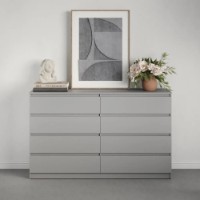 Комод MebelStar Neo 8S 160x43x98cm Grey (MBS-1107) фото №5 — интернет-магазин Desire.md