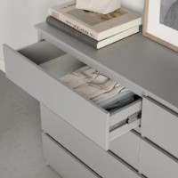 Комод MebelStar Neo 8S 160x43x98cm Grey (MBS-1107) фото №2 — интернет-магазин Desire.md