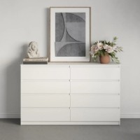 Комод MebelStar Neo 8S 160x43x98cm White (MBS-1101) фото №5 — интернет-магазин Desire.md