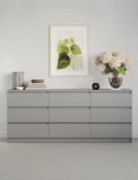 Комод MebelStar Neo 9S 180x43x75.5cm Grey (MBS-1327) фото №2 — интернет-магазин Desire.md