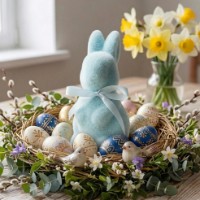Статуэтка New World Rabbit Blue 9.7cm (E26000129) фото №2 — интернет-магазин Desire.md
