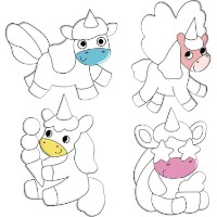 Set pentru creatie Dodo Unicorns (200297) imaginea #5 — magazin online Desire.md