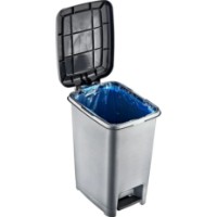 Coș de gunoi Dunya Plastic 01041 Grey 10L imaginea #2 — magazin online Desire.md