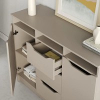 Dulăpior MebelStar Lilu 121x40x89cm Cashmere (MBS-1298) imaginea #4 — magazin online Desire.md