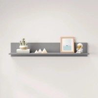 Raft de perete MebelStar Lilu 110x22x20cm Grey (MBS-1358) imaginea #4 — magazin online Desire.md