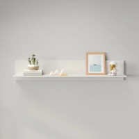 Raft de perete MebelStar Lilu 110x22x20cm White (MBS-1305) imaginea #4 — magazin online Desire.md