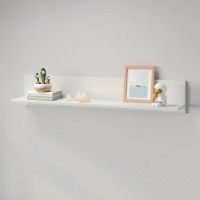 Raft de perete MebelStar Lilu 110x22x20cm White (MBS-1305)
