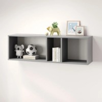 Raft de perete MebelStar Lilu 110x27x34cm Grey (MBS-1366) imaginea #3 — magazin online Desire.md