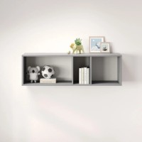 Raft de perete MebelStar Lilu 110x27x34cm Grey (MBS-1366)