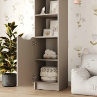 Стеллаж MebelStar Lilu 1D 40x40x210 Cashmere (MBS-1314) фото №2 — интернет-магазин Desire.md