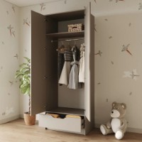 Шкаф MebelStar Lilu 2D1S 80x50x210cm Cashmere (MBS-1316) фото №4 — интернет-магазин Desire.md