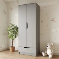 Шкаф MebelStar Lilu 2D1S 80x50x210cm Grey (MBS-1406)