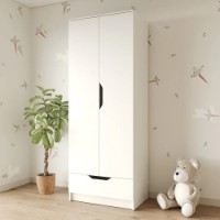 Шкаф MebelStar Lilu 2D1S 80x50x210cm White (MBS-1317)