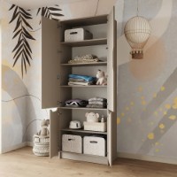 Шкаф MebelStar Lilu 4D 80x40x210cm Cashmere (MBS-1318) фото №3 — интернет-магазин Desire.md